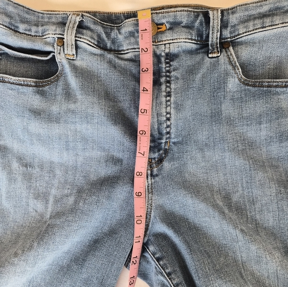 Talbots Petites Straight Leg Jeans - Medium Wash Denim - Size 14P - Picture 7 of 10
